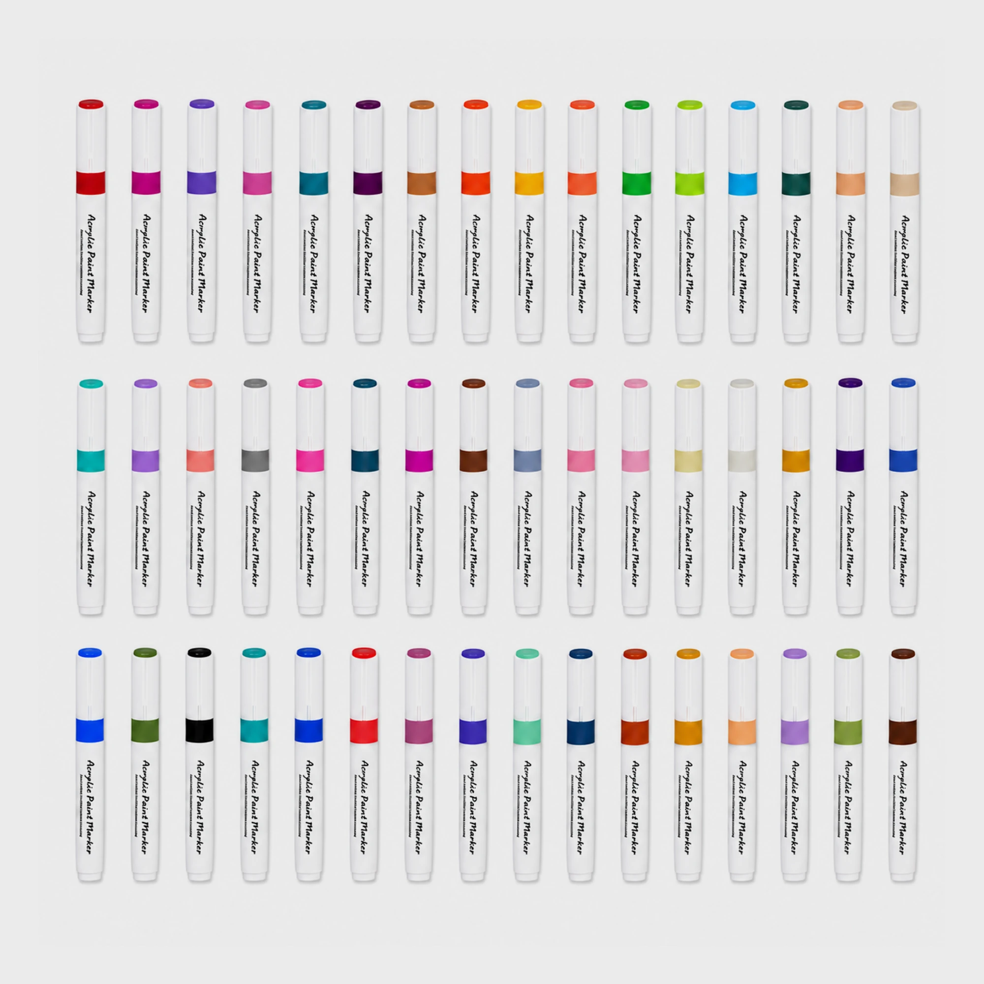 KiddoJoy 48-Color Acrylic Marker Set - DKA048